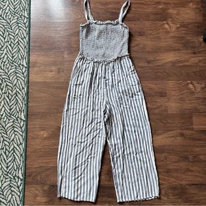Speechless Square Neck Sleeveless Wide Leg Jumpsuit